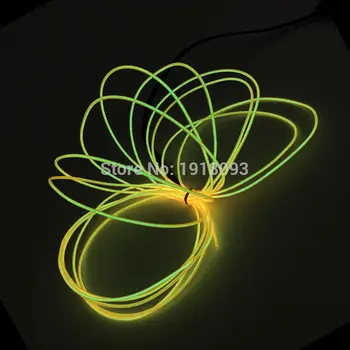 

2020 5M 1.3mm New Brand Dance dress decorative LED Neon glowing light Blinking EL wire With Trendy Holiday Lighting Toys