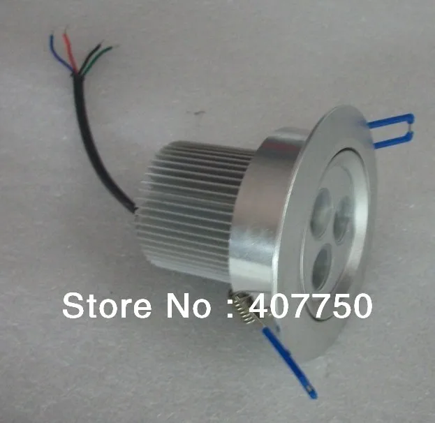 Высокая Pwer RGB DMX низкого напряжения RGB 3in1 3x3 Вт светодиодный потолочный светильник DC 12 В используется для коммерческое освещение