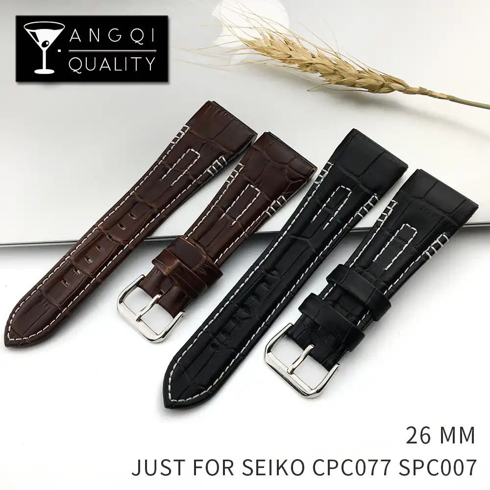 seiko leather watch bands