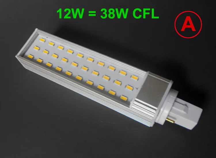 G24 Светодиодные g24d-1 G24d-3 G24d-3 AC85-265V led pl лампа реальная мощность 5 Вт 7 Вт 9 Вт 10 Вт 11 Вт 12 Вт 13 Вт 14 SMD5730 5050 2835 светильники лампы