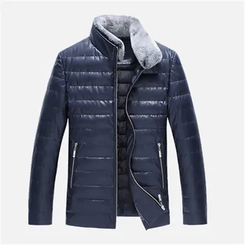 

Autumn Winter New Fashion Brand Clothing Men Down Jackets Winter Jacket Men Sheep Skin Leather Mens Winter Jackets And Coats