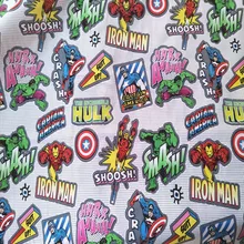 135 см в ширину Мстители тканые хлопок ткань герой Капитан старого американского корабля печатные Швейные материалы для ручной работы детская одежда