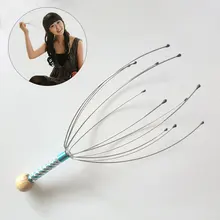 2 шт. антистрессовый коготь массажер для тела осьминог для головы и шеи удобный массаж и расслабление массаж облегчение боли головы C