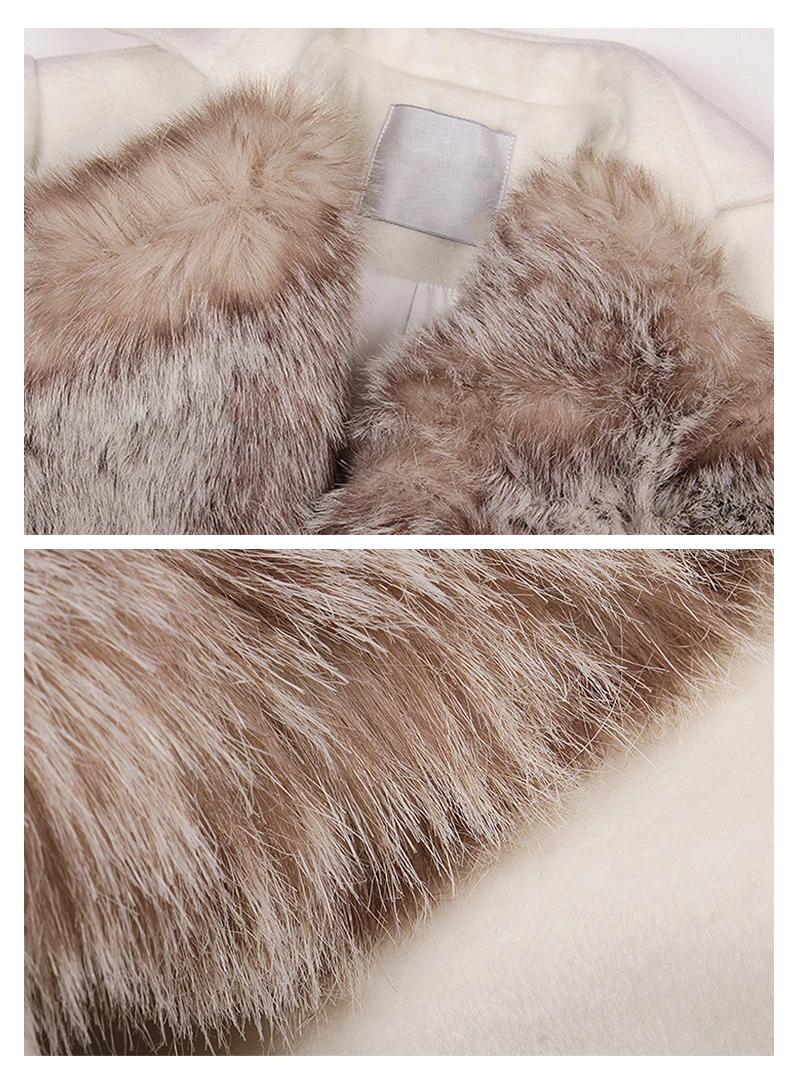 Elegant Female Overcoat New Fashion 2018 Winter Fashion Women's Fur Collar Long Sleeve Woolen Winter Long Coats For Women C3138 Elegant Female Overcoat New Fashion 2018 Winter Fashion Women's Fur Collar Long Sleeve Woolen Winter Long Coats For Women C3138