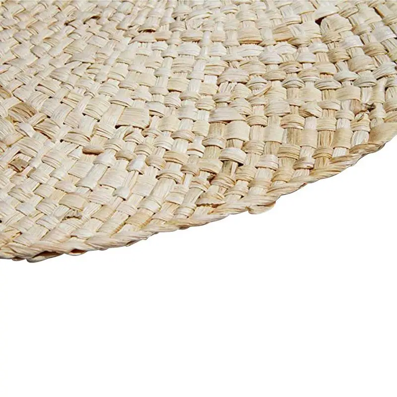 الذرة القش مضفر طاولة طعام الحصير اضافية سميكة الوقايات حصيرة الطبيعي اليدوية المنسوجة مفرش طاولة العزل Resuable سادة