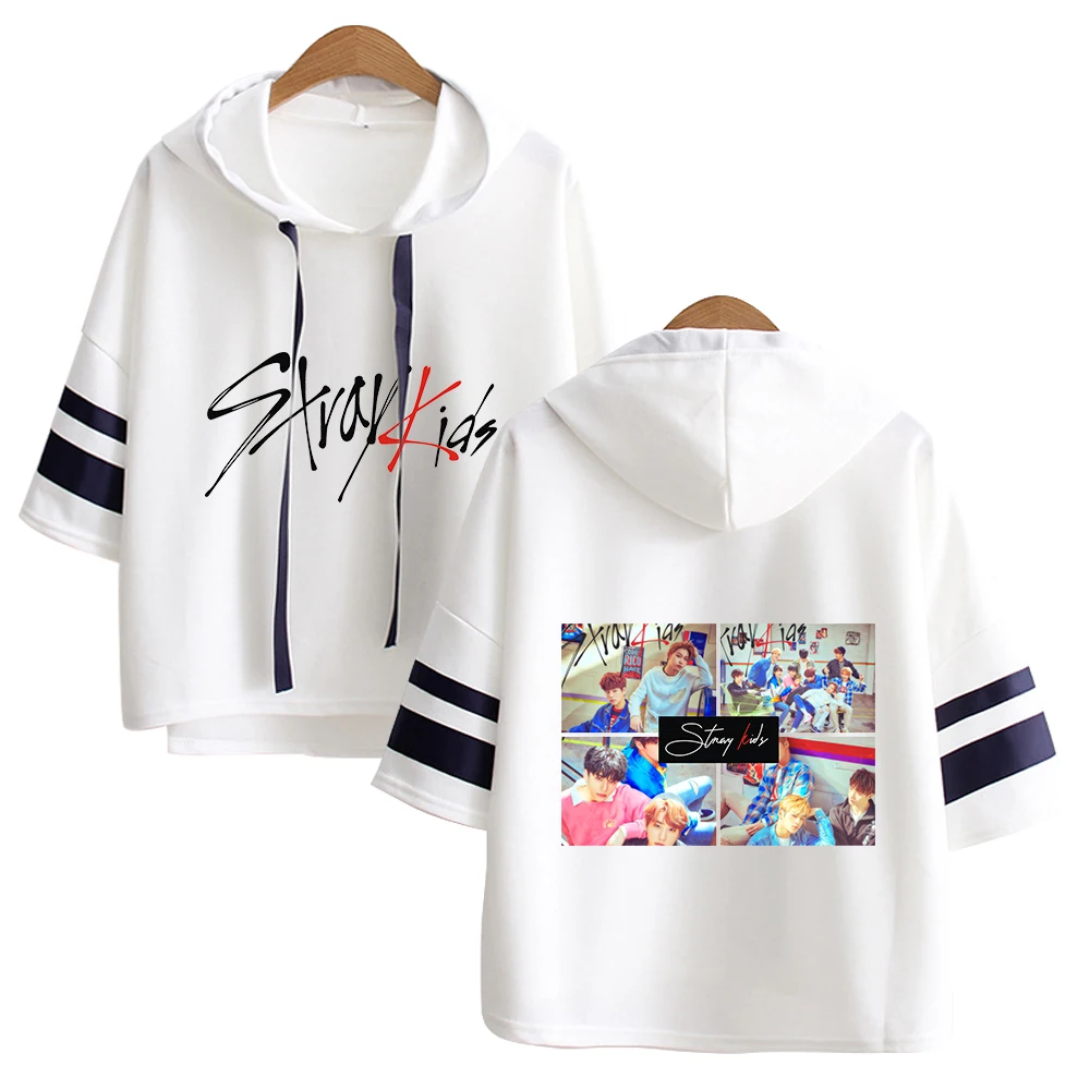  Stary kids kpop hoodies Riverdale Short Sleeve harajuku Fashion hoodies Women Cool Spring/Summer pe