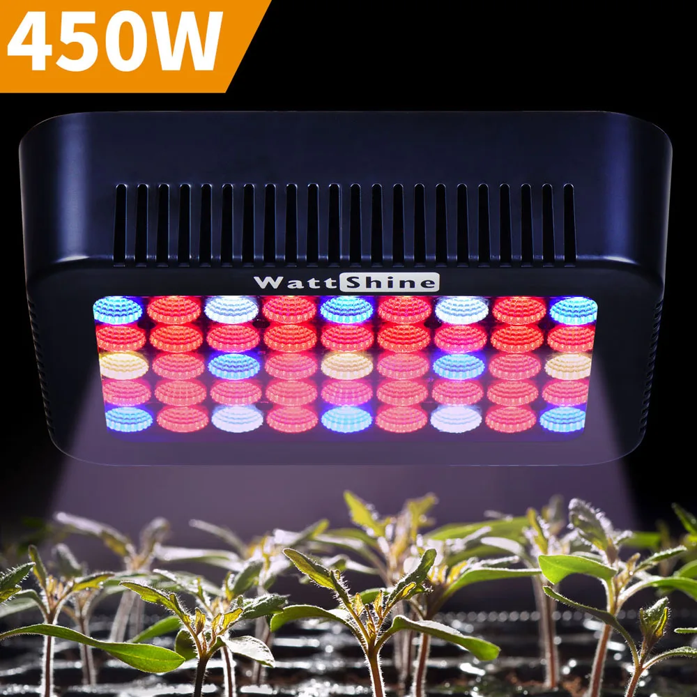 US $55.99 Led Grow Light 300W 450W Full Spectrum Indoor Plant Lamp For Plants Vegs Hydroponic System Plant Light For Indoor Plants