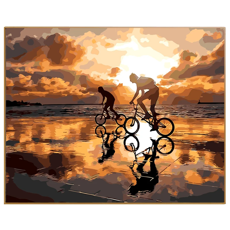 bicycle paint by numbers