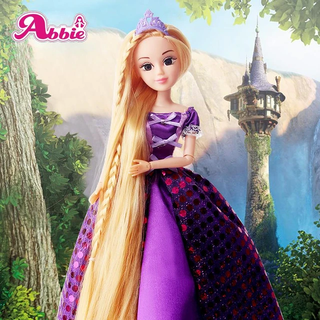 Abbie Princenss Dolls Rapunzel Long Hair Princess Fashion Fun Best Friend  Play with Children Gift Christmas