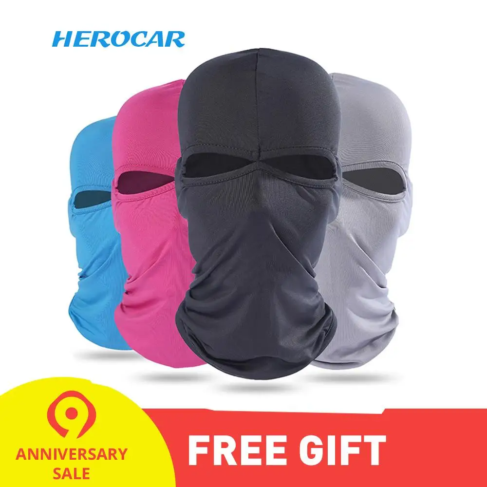 

Motorcycle Face Mask Summer Unisex Breathable Balaclava Moto Mask Ski Motorcycle Paintball Tactical Face Shield Hood
