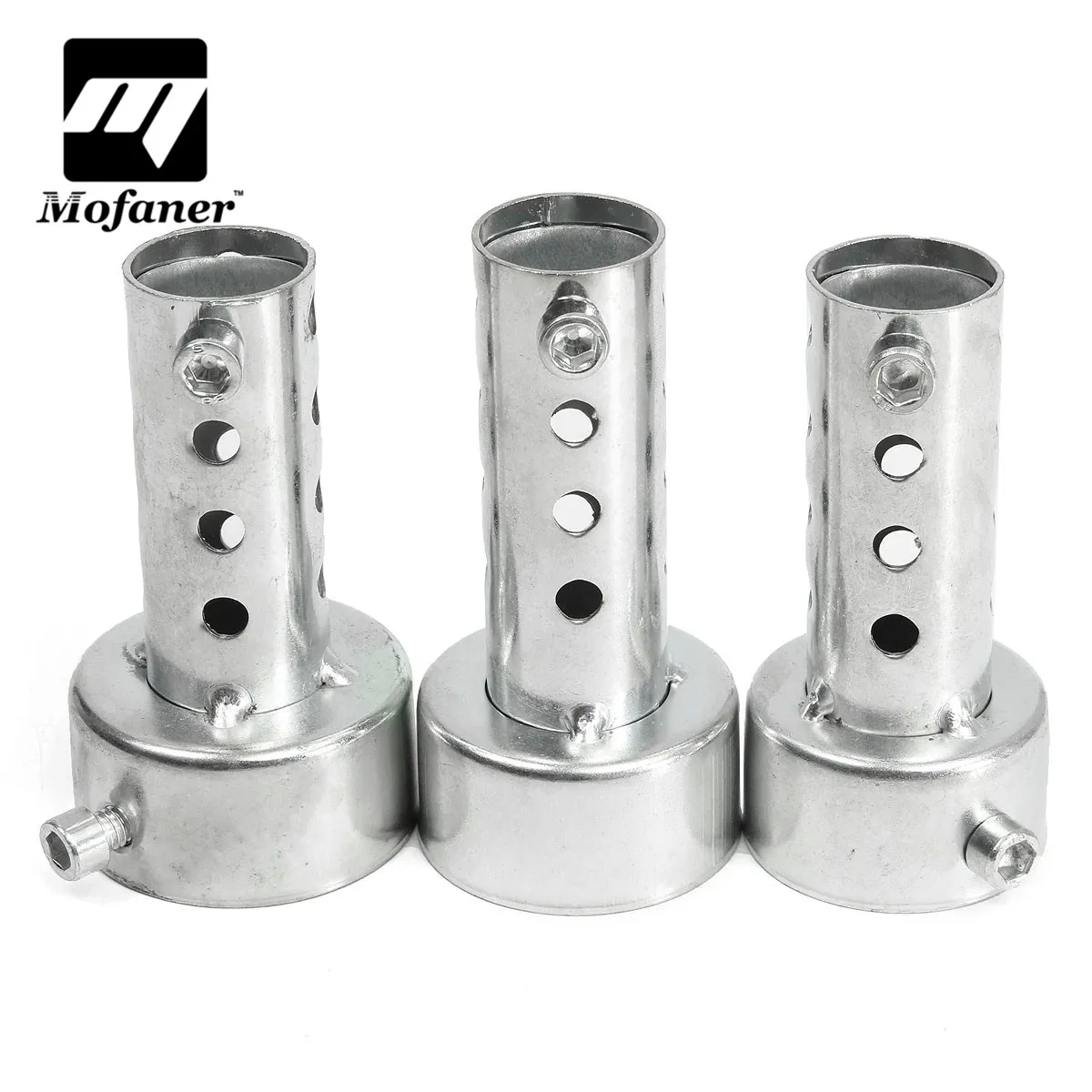 

1pc Universal Motorcycle db Killer Exhaust Muffler Adjustable Silencer 42mm 45mm 48mm Silver