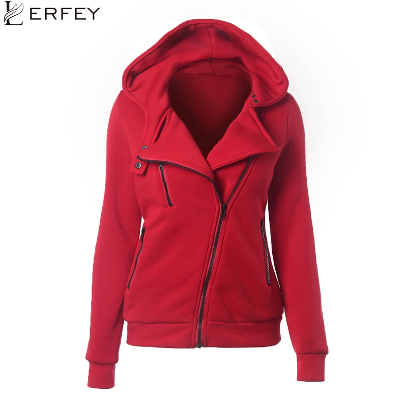 LERFEY هوديس بلوزات المرأة السترة عارضة هودي الخريف سستة البلوز فام زائد حجم عارضة معطف Moletom Feminino LERFEY هوديس بلوزات المرأة السترة عارضة هودي الخريف سستة البلوز فام زائد حجم عارضة معطف Moletom Feminino