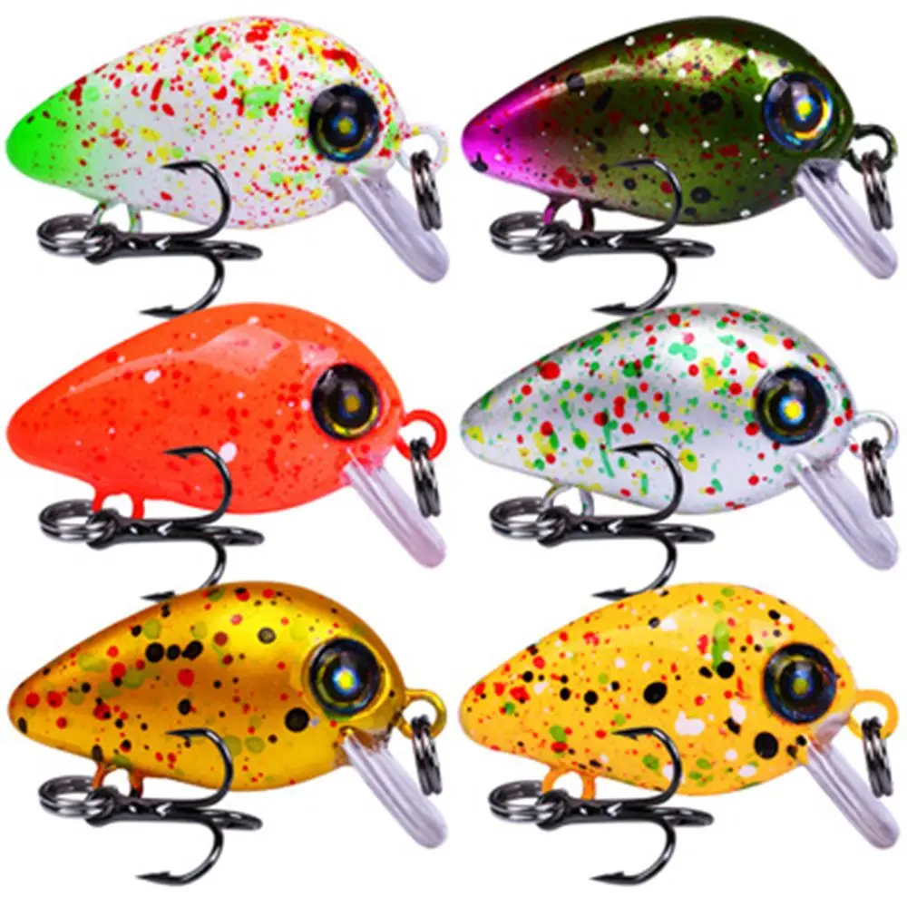 3cm/2.5g Shark Hard Plastic Fishing Lures Fishing Hooks Lure Deep Diving Crank Topwater