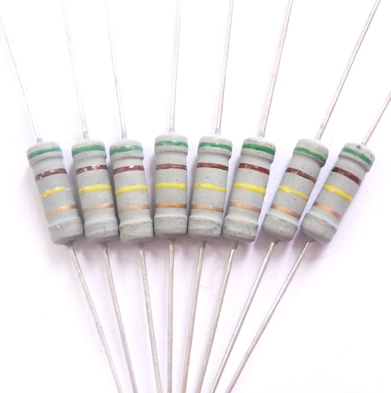 1w 510k ohm 510000 ohm 100 Original New Fixed resistor Metal Oxide