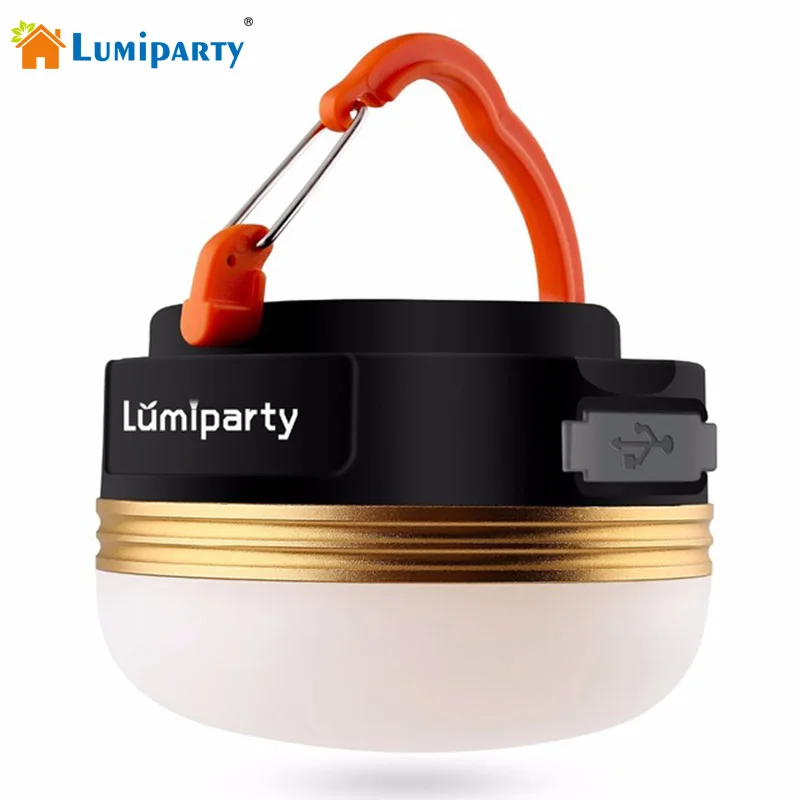 Lumiparty Rechargeable Camping Lantern Outdoor Portable LED Tent Lights
