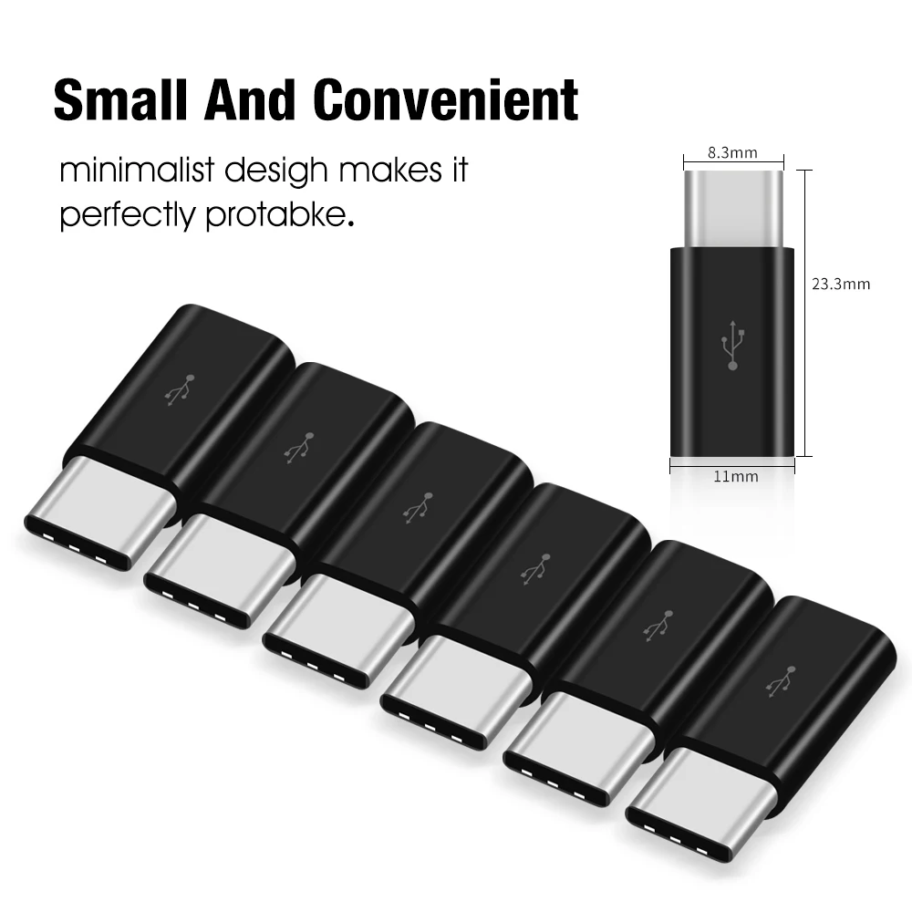 OTG Type C адаптер 56K USB к Micro адаптеры для Macbook Pro Google Sony HTC Huawei Oneplus Nokia USBC|Переходники и