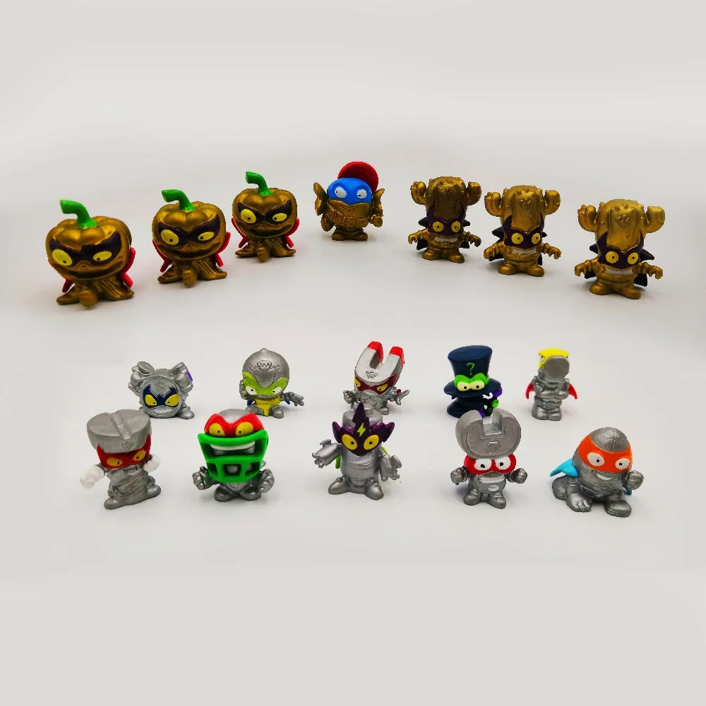 

Promotion 25-200Pcs/lot Superzings Anime Trash Dolls Action Figures 3CM Rubber Model Toy Kids Playing Animal Garbage Doll Gift