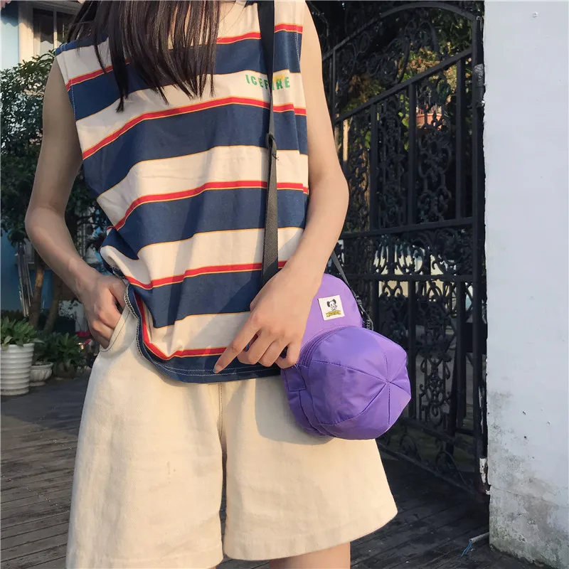 Menghuo New Hot Model Hat Shape Women Nylon Crossbody Bag Cute Handbags Shoulder Bags Creative Lady Messenger Cross body BagsIMG_2419