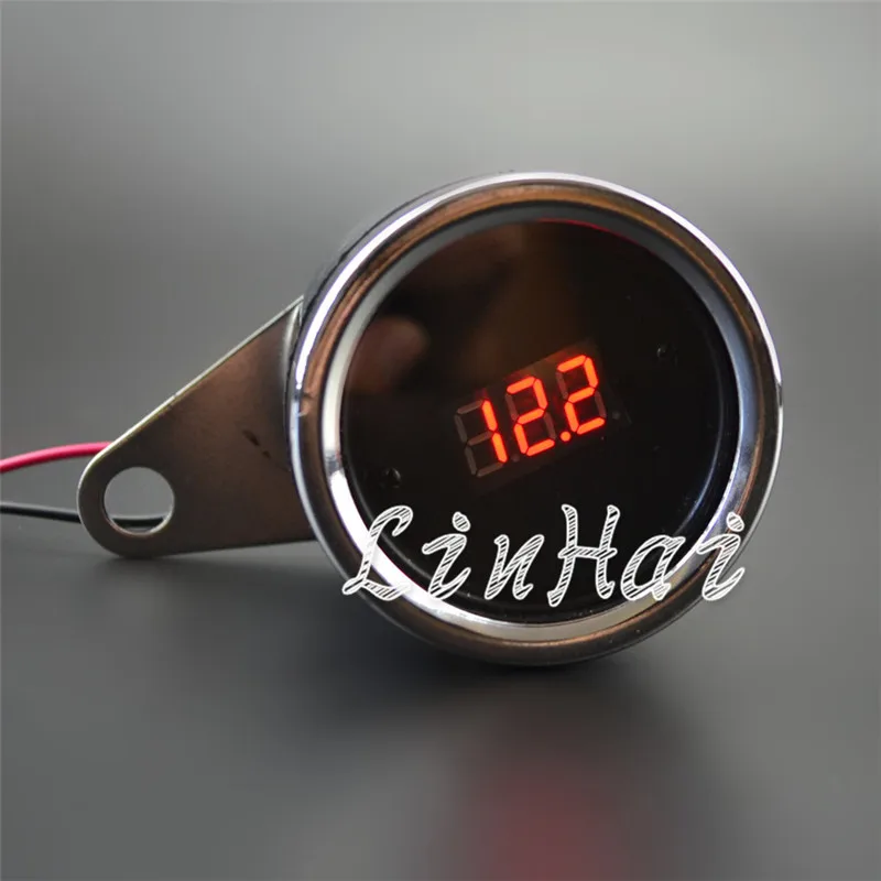 Car Auto Motorcycle LED Digital Display Voltage Voltmeter Waterproof