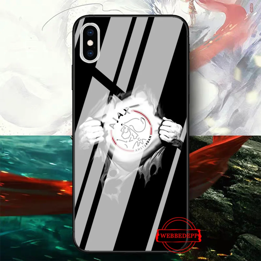 Ajax Team стеклянный чехол для телефона для Apple iPhone 11 Pro X XS Max 6 6S 7 8 Plus 5 5S SE - Цвет: TG7