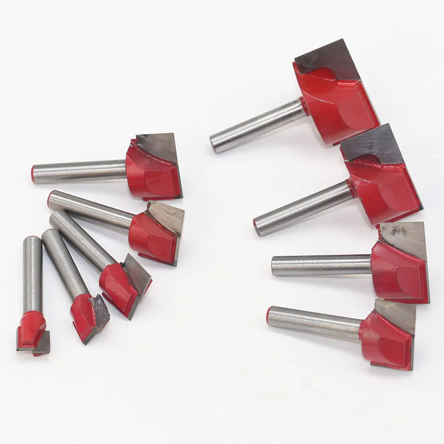 9pc CNC carbide end mill tool 3D woodworking