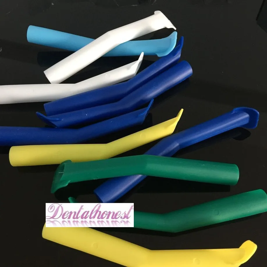 20pcs New Dental High Volume Suction Tips Duckbill Evacuation Tips 16mm