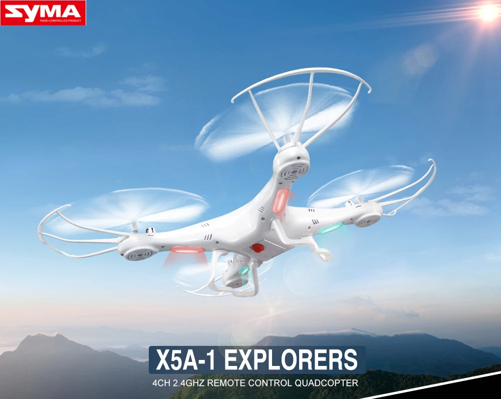 Оригинальный Syma X5A 1 (не X5A) Дрон 2 4G 4CH RC вертолет Квадрокоптер без камеры самолет