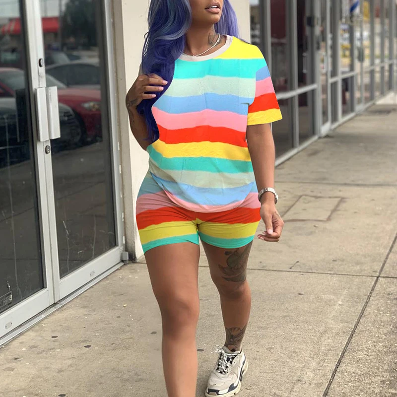 Rainbow romper plus size Clearance