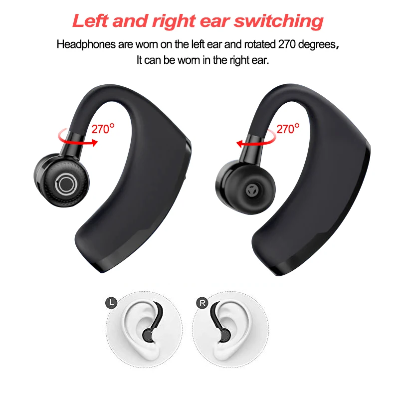 V9 Wireless Voice Control Bluetooth Handsfree Earphone Bluetooth Headset Headphones Noise Cancelling Headset for Driver Sport V9 Wireless Voice Control Bluetooth Handsfree Earphone Bluetooth Headset Headphones Noise Cancelling Headset for Driver Sport