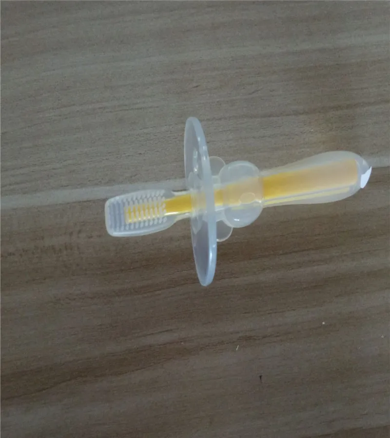 2PCS/set Kids Soft Silicone Training Toothbrush Baby Children Dental Care Tooth Brush Tools Baby kid Teething Teether