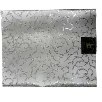 

Nigerian Fancy Silver Color Sego Gele Headtie African Head tie For George Wrapper For Women Head Wrapping 2pcs/pack 30