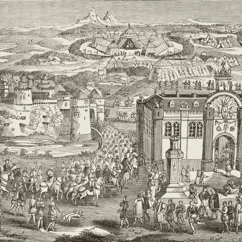 The Field Of The Cloth Of Gold Site Of The Meeting Between Henry Viii Of England And Francis I Of France From The Nati 4
