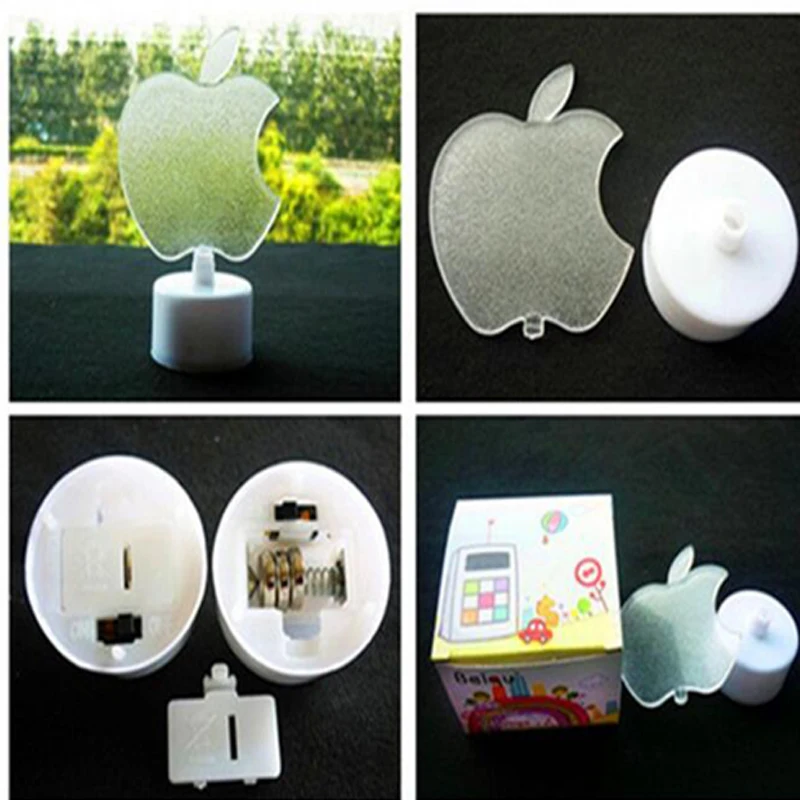 Glow Party Supplies Christmas Decorations For Home Colorful LED Nightlight Decoration Light Lamp Mini Christmas Tree led Toys (4)