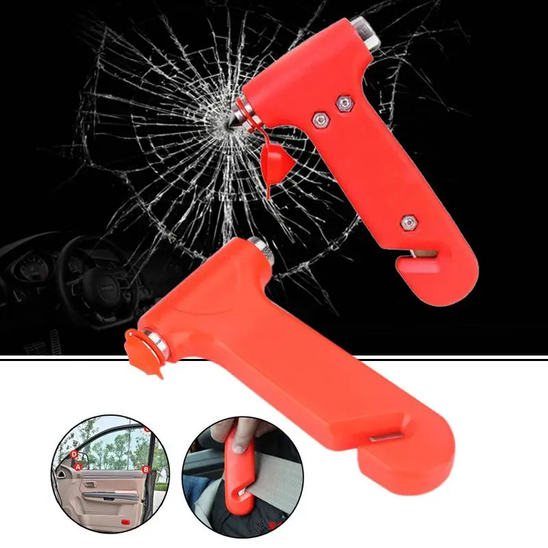 Mini Car Safety Hammer Two in one Life Saving Escape Emergency Hammer