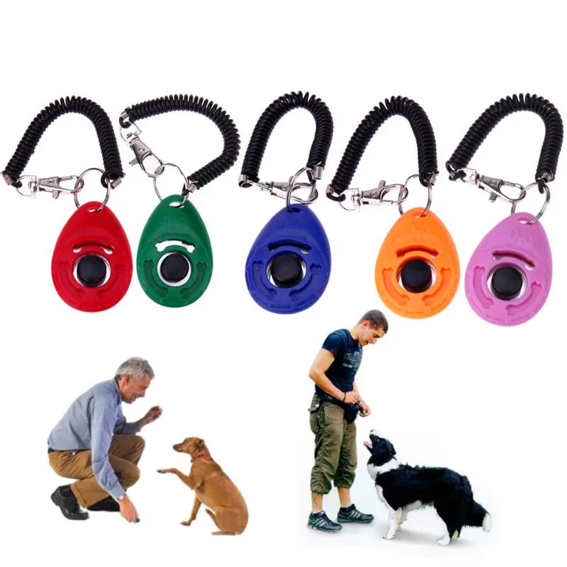 Dog Training Clicker Key Chain Dog Clicker Universal Teddy Dog Trainer