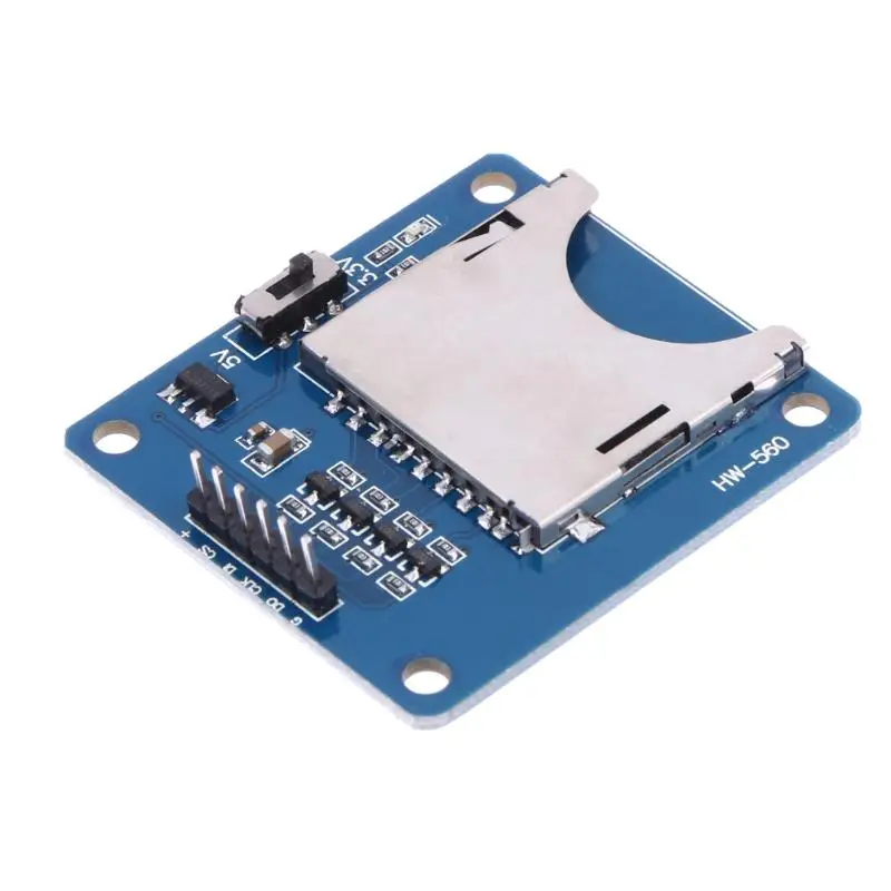 3 шт./лот SD TF 2 в 1 двойной Card Reader модуль хранения доска 3,3 В/5 В, поддержка SDIO и SPI, для Arduino