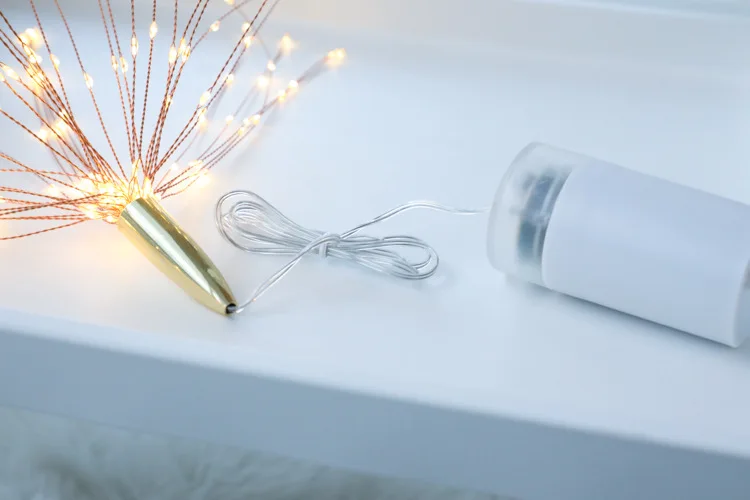 Led Фейерверк Рождество год Взрыв света фейерверк моделирование Медные провода с подсветкой наружные декоративные фонари