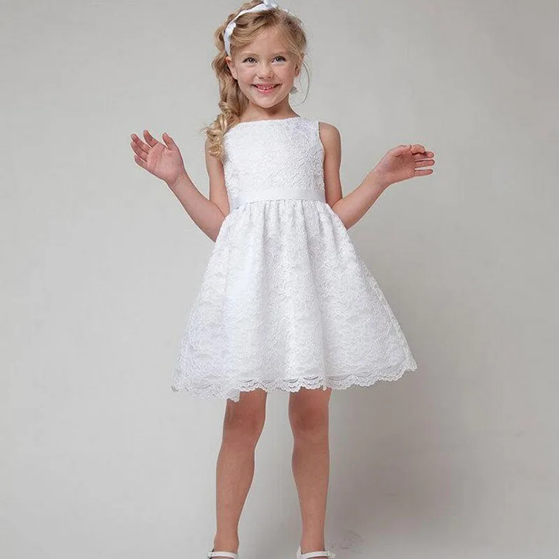 Платье для девочек; коллекция года; милое летнее кружевное платье принцессы без рукавов; Одежда для девочек; повседневная детская праздничная одежда; От 4 до 10 лет