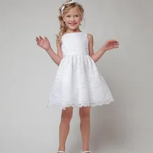 Платье для девочек; коллекция года; милое летнее кружевное платье принцессы без рукавов; Одежда для девочек; повседневная детская праздничная одежда; От 4 до 10 лет
