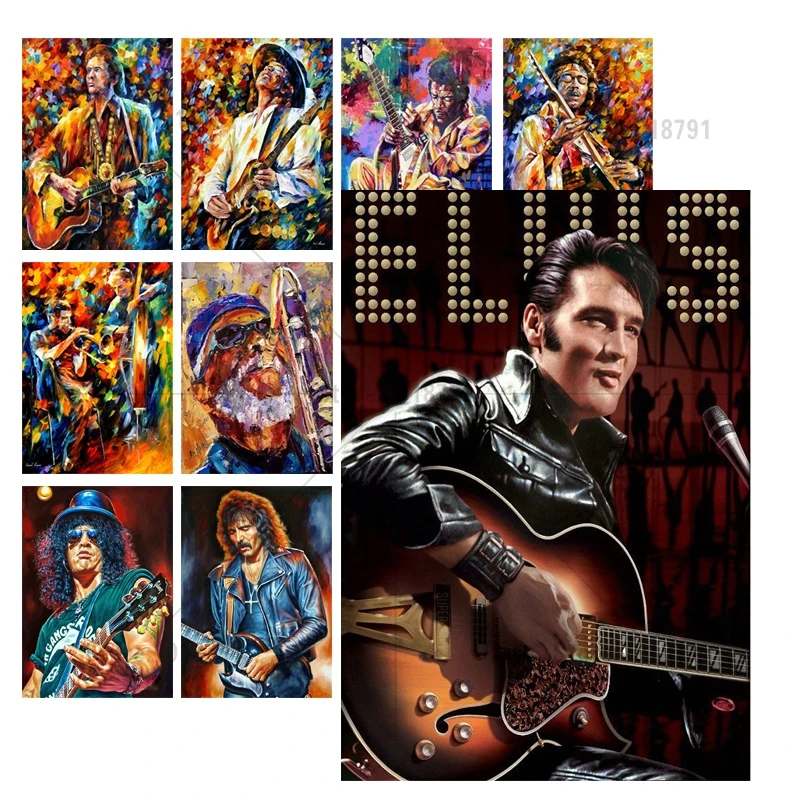 

5D DIY Diamond Embroidery music elvis Diamond mosaic Home Decoration Diamond Painting Cross Stitch Rhinestone Home Decoration