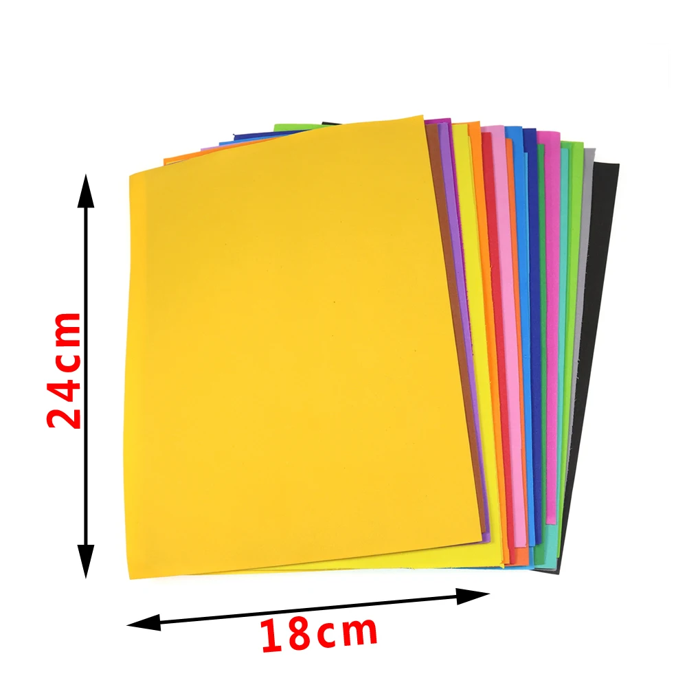 Bimoo 4 шт. 1 мм многоцветный спонж EVA пенопластовый бумажный лист для завязывания мушек ручной работы бумажный контейнер для травы пенный Поппер Карп жуки для завязывания мушек