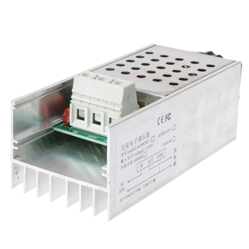 10000 W High Power SCR BTA10 font b Electronic b font Voltage Regulator Speed Controller Digital