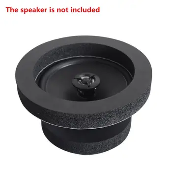 

Black Soundproof Foam Rings Accessory Rubber Foam 19.5cm 14.5cm 2.5cm Speaker Pad Less Noise 4pcs Car Door Brand New