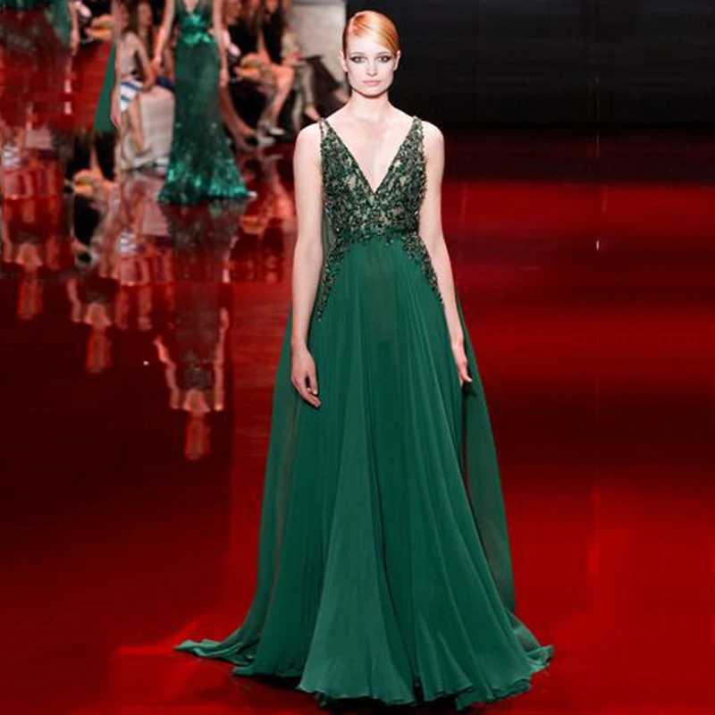couture green gown