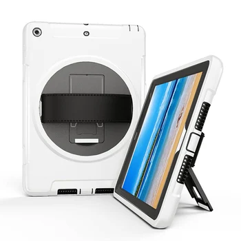 

Full Protective Tablet Holder 360 Degree Rotation Armour 3in1 MSK02 Heavy Duty Antishock Tablet Case 9.7 Inch for iPad 2018 2017