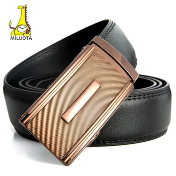 

[MILUOTA] Mens Belts Luxury cow Leather Cinto Designer Belt Men High Quality Ceinture Homme Brand Cinturones Hombre MU503