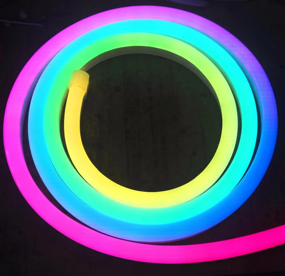 #Best 20m roll DC24V GS8206 IC(similar to WS2811 IC) 60LEDs m (10pixes m;6leds as one pixel) led digital strip;IP33;neon type