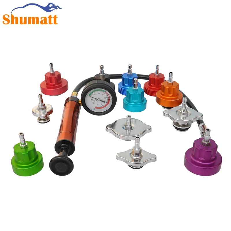 

Promotion price Tank Leak tester auto cooling system Water tank tester Kit 14 pcs Radiator water Pressure test tool