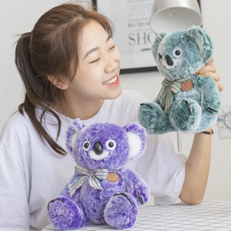 purple koala bear stuffed animal