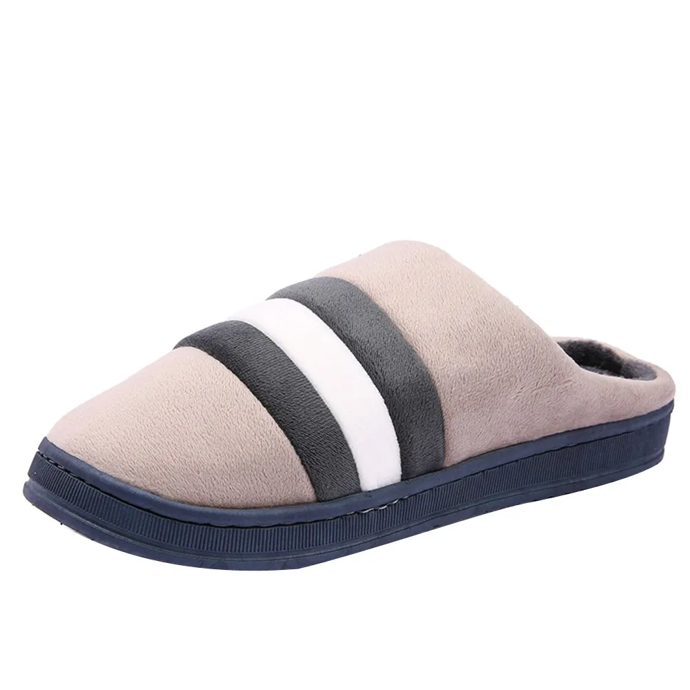 

Woman's Cotton-Padded Home Slippers Indoor Shoes Non-Slip Sole Cotton Slippers Plush Slippers Faux Fur Slides Flip Flops Flat